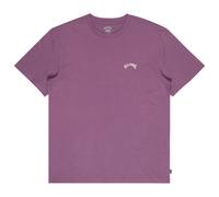 Billabong Short Sleeve T-Shirt Arch Crew SS Mens Purple