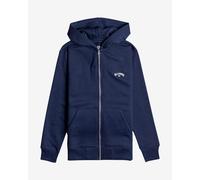 Billabong Arch Full Zip Hoodie Dark Blue White children - L