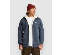 Billabong Arch Sherpa Zip Hoodie ombre blue L