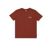 Billabong - Arch Wave Ss Screen Tee for Boys - Fired Brick - 14 Years