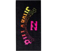 Billabong Arch Waves Graphic Print Beach Holiday Surf Towel - Black