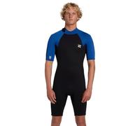 Billabong Back Zip Short Sleeve Springsuit 202 FOIL BZ SS SPRING Young Mens Blue M