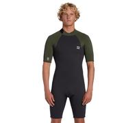 Billabong Back Zip Short Sleeve Springsuit 202 FOIL BZ SS SPRING Young Mens Green L