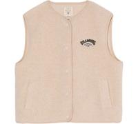 Billabong Be Happy Fleece Vest Beige XS Woman