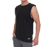 Billabong Big and Tall Muscle T Shirts for Men - Cotton Mens Sleeveless Tees, Black, 4X
