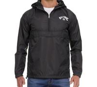 Billabong Big and Tall Rain Jacket - Hoodie Anorak Windbreaker Jacket for Men, Waterproof Water Resistant Raincoat, Charcoal, 2X Tall