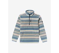 Billabong Boundary Half Zip Fleece Light Blue Beige - XL