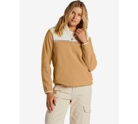 Billabong Boundary Lite Half Zip Fleece Beige XS Women