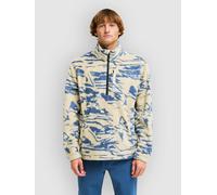 Billabong Boundary Mock Neck Half-Zip Fleece Sweater sand khaki XL