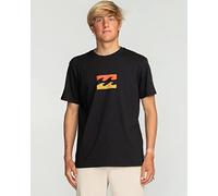 BILLABONG Boys Team Wave T-Shirt, Black, 14 Years EU