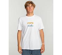 BILLABONG Boys Team Wave T-Shirt, White, 16 Years EU