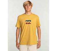 BILLABONG Boys Team Wave T-Shirt, Yellow, XS EU