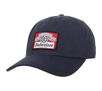 BILLABONG Budweiser Insignia Snapback Cap Baseball Curved Brim (One Size - Navy)