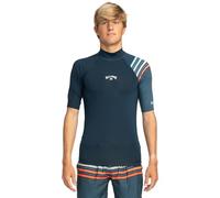 BILLABONG Contrast - Short Sleeve UPF 50 Rash Vest - Men - Blue
