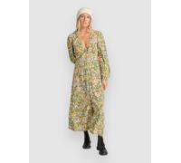 Billabong Cool Night Long Sleeve Long Dress Green M Woman