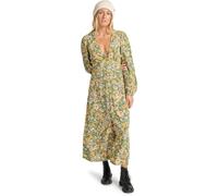Billabong Cool Night Long Sleeve Long Dress Green XS Woman