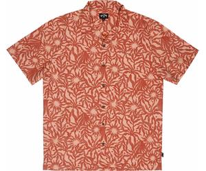 Billabong - Cotton and viscose shirt - Vacay SS Shirt Chilli Red for Men - Size L Red L