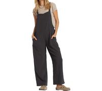 Billabong Pacific Time Sleeveless Overall Black S Woman