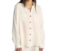 Billabong Swell Long Sleeve Blouse Beige M Woman
