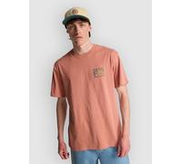 Billabong Short-Sleeved T-Shirt Crayon Wave SS Mens Pink