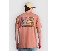 Billabong Crayon Wave Short Sleeve T-shirt Orange S Men