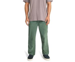 Billabong Elastic Waist Pants Larry Cord Pant Men's Green S