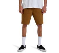 Billabong Elastic Waist Shorts Larry Twill Young Mens Brown S