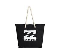 Women's Billabong Womens Essential Bag Cotton Beach Tote Bag - Black - Size: OS