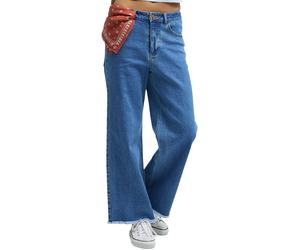 Billabong - Flared Cotton Trousers - Be Free Pants Medium Indigo for Women - Size 28 US - Blue Blue 28 US