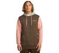 Billabong Fleece sweater ARCH BLOCK PO Men's Brown XL