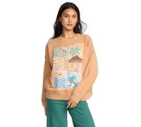 BILLABONG Fleece sweater ECHO CREW FLC Women's Beige S