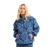 BILLABONG Half Zip Fleece TIME OFF Womens Blue