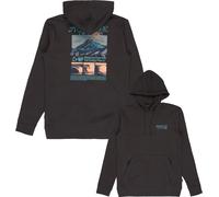 Billabong - Hood Sweatshirt - Compass Pullover Fleece Washed Black for Men - Size L Black L