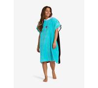 Billabong Hooded poncho turquoise black white