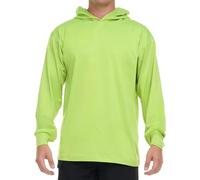 Billabong Hooded Rash Guard for Men Big and Tall, UPF 50+ Long Sleeve Swim Shirt, Lime, XXXL Tall