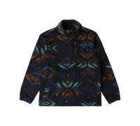 Billabong Kids Boundary Half Zip Fleece Warm Winter Pouch Pocket Patterned