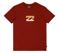 Billabong - Kid's Icon Wave S/S - T-shirt size 8, red