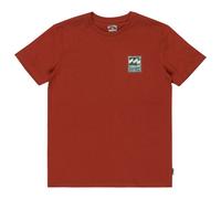 Billabong - Kid's Stamp S/S - T-shirt size 10 - S, red