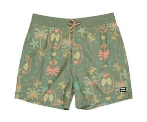Billabong - Kid's Vacay Layback - Swim brief size 8, olive
