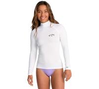Billabong Long Sleeve UPF 50 Surf T-Shirt TROPIC SURF LS Young Womens White XS