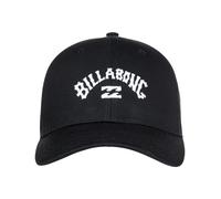 Billabong Snapback Cap Arch, Adjustable Curved Peak, Men's Black