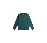 BILLABONG Mens Arch Sweatshirt - Real Teal - Branding arch logo embroidery at chest, woven label