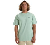 Billabong Men's Arch Wave SS T-Shirt, Seafoam, S