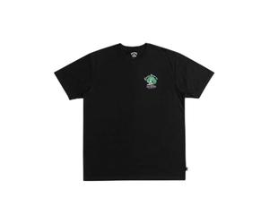 BILLABONG Men's Backprint Surf Service Short Sleeve T Shirt Top Black