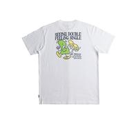 BILLABONG Men's Backprint Surf Service Short Sleeve T-Shirt Top White