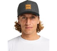 BILLABONG MENS BASEBALL CAP.NEW BLACK GREY STACKED WOOL BLEND SNAPBACK HAT W25