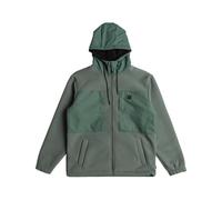 Billabong Mens Boundary Sherpa Full Zip Up Water Repellent Hoodie - Fern - L