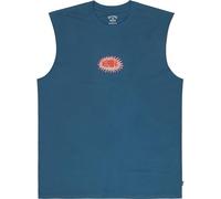 BILLABONG Men's Burn Out Tank Top T Shirt Top Real Teal Size Medium
