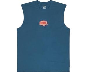 BILLABONG Men's Burn Out Tank Top T Shirt Top Real Teal Size X-Large