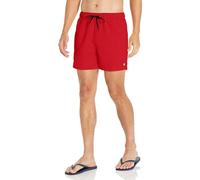 Billabong Men's Classic Elastic Waist Boardshort Swim Short Trunk, 16 Inch Outseam Board, Red, Medium